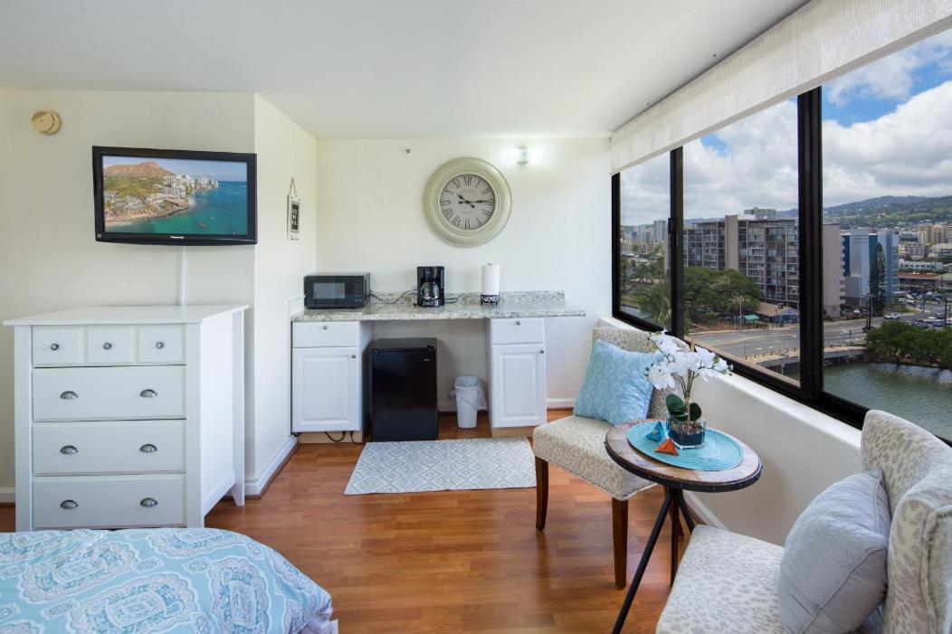 Modern Waikiki Sleek Studio Honolulu Exterior foto